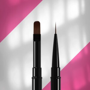 Double-ended brush EXPERT liner 10 mm / for gel 11mm NBE-03/06