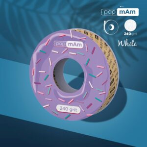 STALEKS Disposable white abrasive tape papmAm EXPERT 240 grit for the plastic case (ATSC-240w)