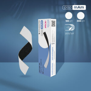 Disposable double-sided files papmAm Mix EXPERT 22 180/240 grit (50 pcs) (DFCEMix-22-180/240)