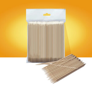 STALEKS Orange stick EXPERT wooden 75 mm (100 pcs)