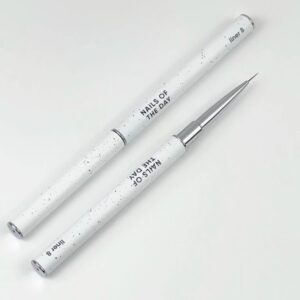 NAILSOFTHEDAY Professional Brush Liner — professional manicure brush with metal cap, for fine detailing, liner 8 mm