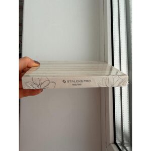 STALEKS Straight mineral nail file EXPERT 20 100/180 grit (25 pcs)